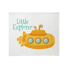 CafePress Little Explorer Throw Blanket Super Soft Fleece Plush Throw Blanket, 60"x50"