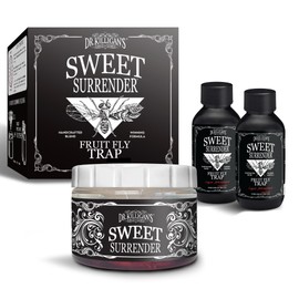 Dr. Killigan's Sweet Surrender - Fruit Fly Trap for Indoors, Home and Kitchen - Trap with Liquid Bait and Lure - Powerful Fruit Fly Attractant