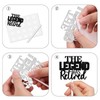 18pcs Black Glitter Silhouette Cupcake Topper The Legend Has Retired