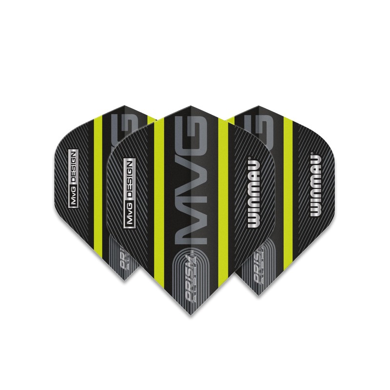 WINMAU Prism Alpha Michael Van Gerwen MvG Black and Green