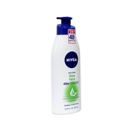 NIVEA Lotion Aloe Vera 48 Hour Pump, 16.9 Ounce