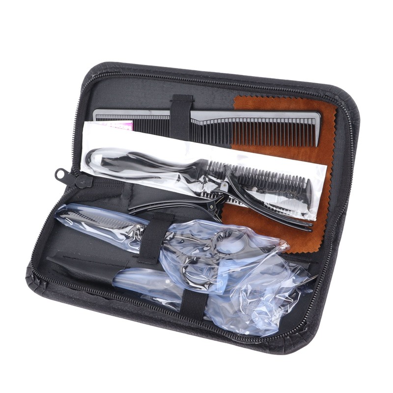 Barber Scissors Set Professional Kit Hair Styling Shearing Tool with