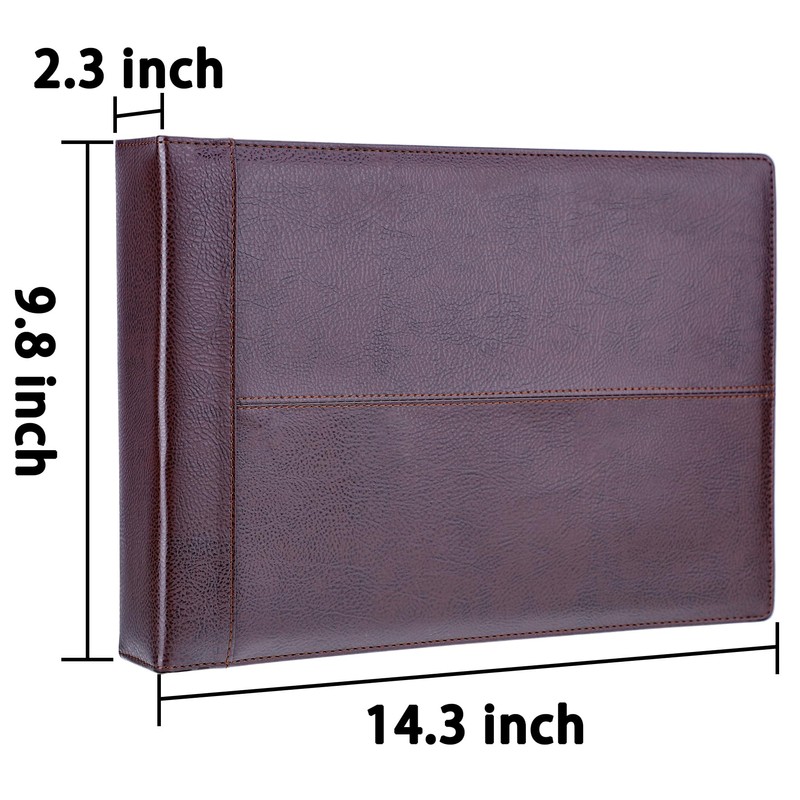 Antner 7 Ring Business Checkbook Binder for Business Checks, 600