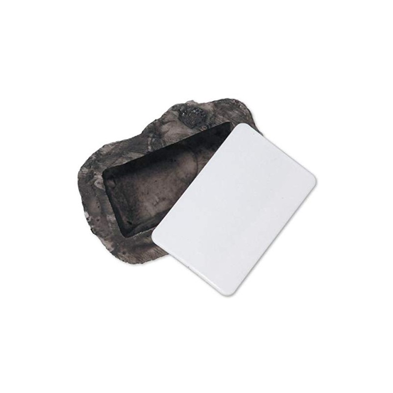 Stone with secret compartment, hiding place for keys, key hiding