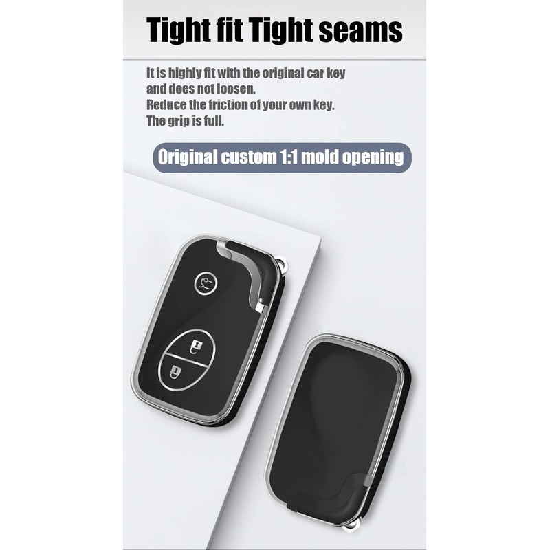 TECART Key Fob Cover Fit for Lexus Is250 Is300C Soft