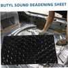 Alipis 2pcs Sheet High Temp Resistant Butyl Sound Deadening Mat