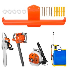 Coldairsoap Backpack Blower Wall Mount, Backpack Leaf Blower Hanger, Heavy Duty Chainsaw Wall Mount Stand Accessories Garage Organization Storage, Universal for Sprayers, Chainsaws & Leaf Blowers