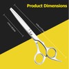 6 Inch Professional Straight Hair Cutting Scissors Stainless Steel Sharp