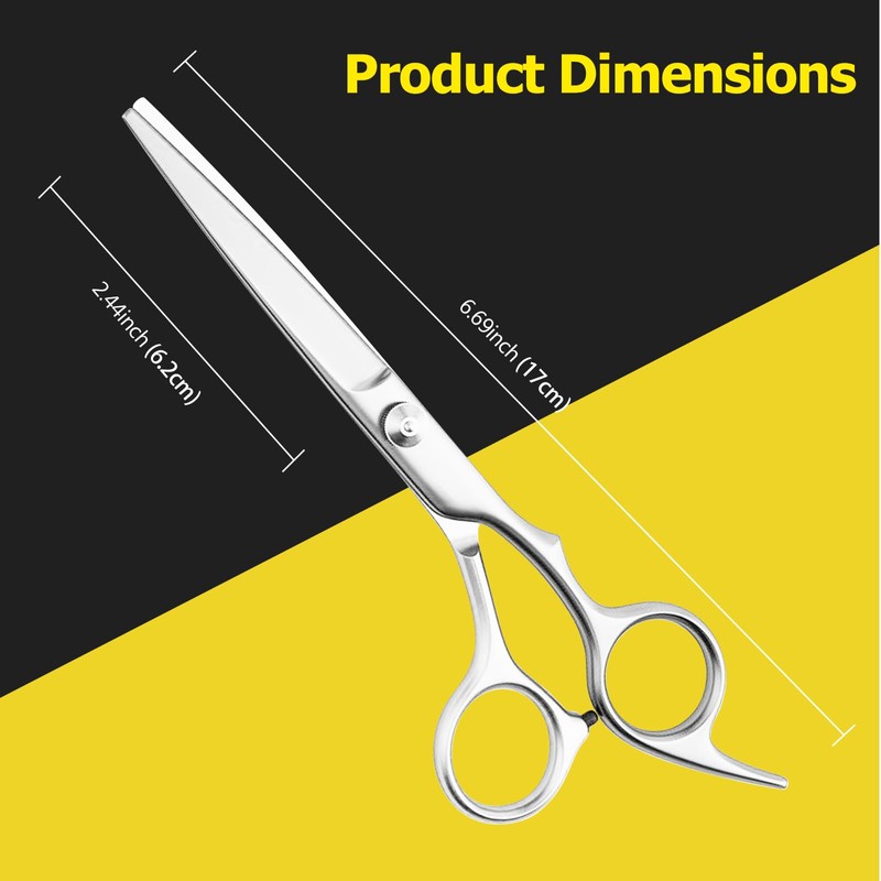 6 Inch Professional Straight Hair Cutting Scissors Stainless Steel Sharp
