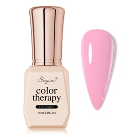 SHOYUM Light Baby Pink Gel Nail Polish Pastel Macaron Gel Polish Bright Spring Summer Colors Cotton Candy Gel Soak Off U V for French Nail Manicure Salon DIY Holiday Gifts 0.51 Fl Oz