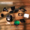 ULANZI Luz fotográfica Mini cúbica Impermeable IP68, con 8 filtros
