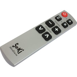 Seki Medium lernfähige Universal-Fernbedienung silber