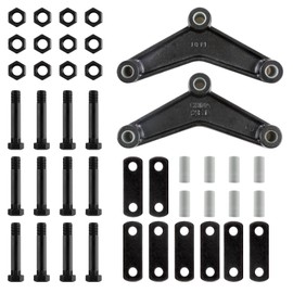 Trailer Shackle Kit:(3500lb -5200lb Axles) Tandem Trailer Axle Shackle kit for Double Eye Spring