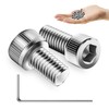 Mywish (25Sets) M6 Bolts, M6 x 12mm Socket Head Cap