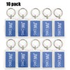 TONOS Rectangle Jw.org No Blood Double Sided Key Chain Jehovah's