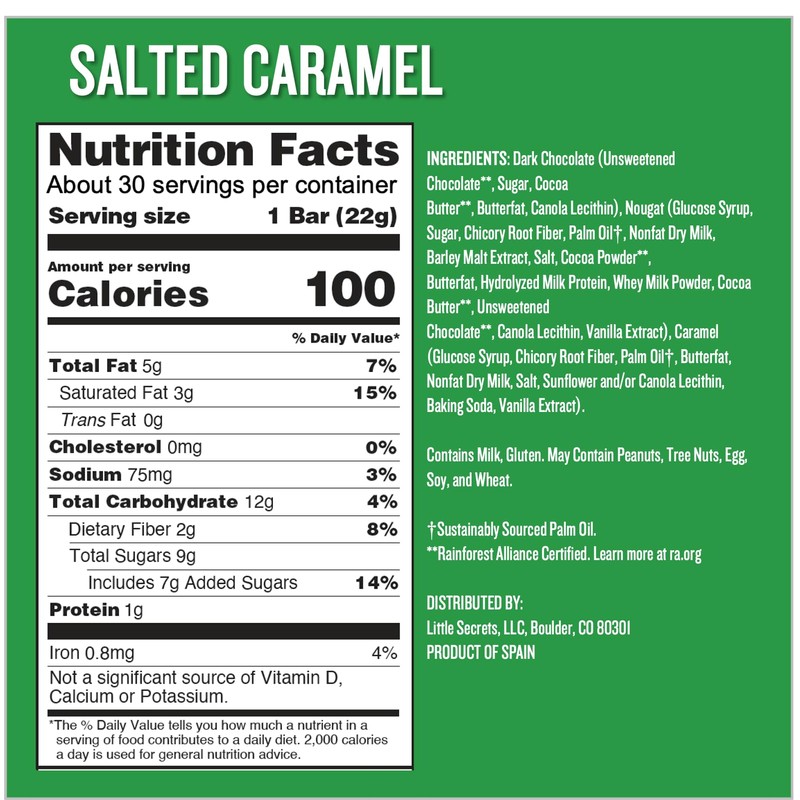 Little Secrets | Creamy Nougat Bars | 30% Less Sugar