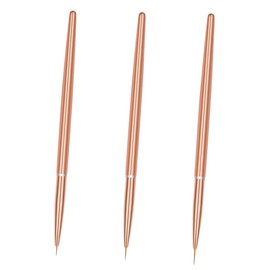 Healeved 3pcs Nail Art Brush Pen Set Colors Nail Art Drawing Pens for Manicure Tools for Women