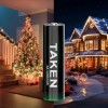 Taken AA Solar Batteries for Outdoor Solar Lights, recharge up