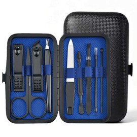 9pc Manicure Set,Stocking Stuffers for Men,Teen Boy,Gift Ideal for Husband