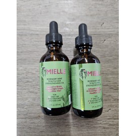 Mielle Rosemary Mint Scalp & Hair Strengthening Growth Oil 2oz Biotin Lot (2)