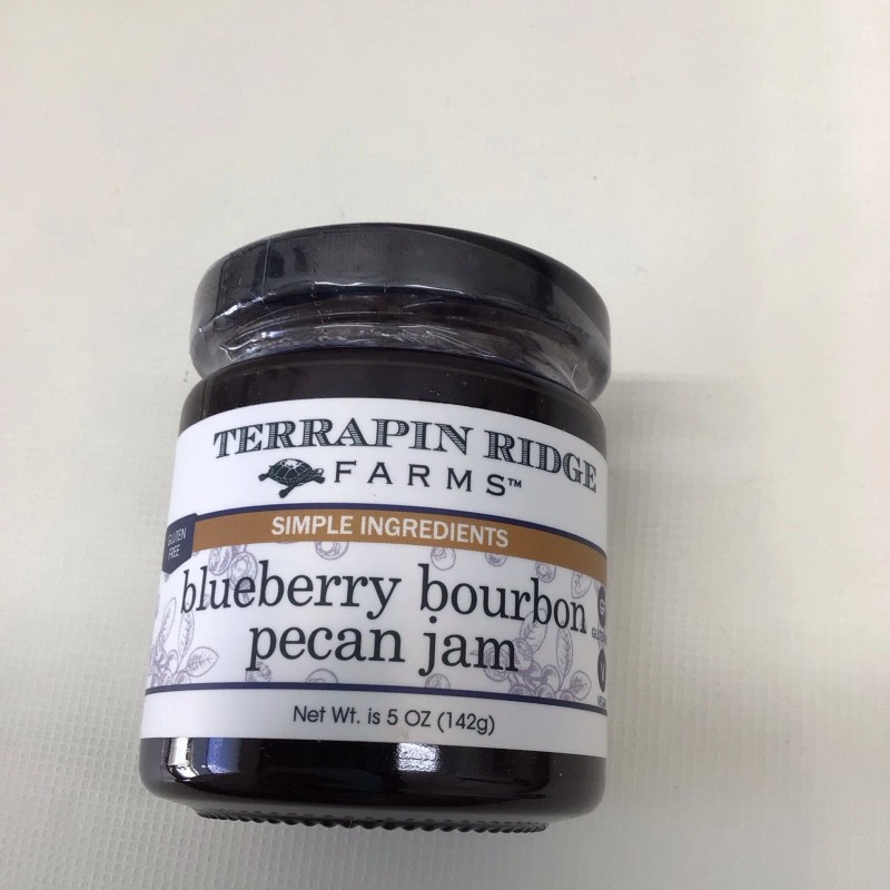 TERRAPIN RIDGE FARMS 6 BLUEBERRY BOURBON JAM 5 OUNCE JARS