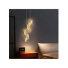 Ausale Acrylic Hanging Light for Bedroom Bedside, Modern Simple Led