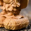 Shrou Sculpture Buddha Statue of Good Luck Seven Lucky Gods,