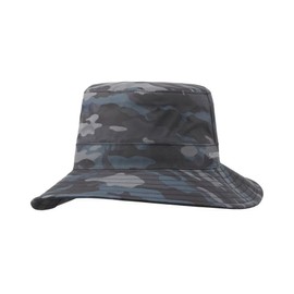 Shimano CA-063Y Rain Bucket Hat, Black, Multi Camo, M