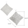 Suyi Trendy Women Earrings Metal Mesh Grid Sequins Tassel Long