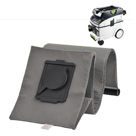 496121 reusable 36 vacuum cleaner dust bag, long-lived dust bag, compatible with Festool CT36E/AC vacuum cleaner.