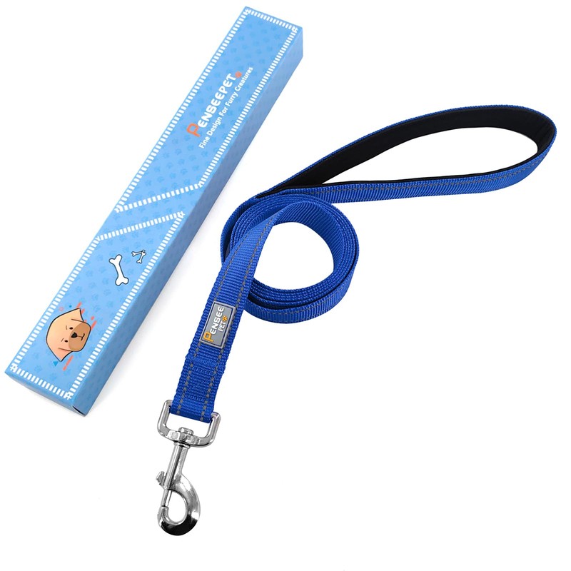 PenSeepet Dog Leash 6 FT Padded Handle Nylon Reflective Dogs