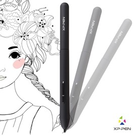 XP-Pen PN01 Eingabestift für Grafiktabletts Zeichnung Stift Passive Stylus nur für XP-Pen Star-Serie Grafiktablett (schwarz)