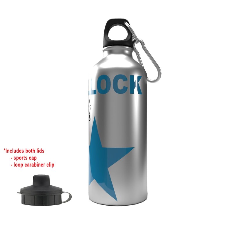 Partisan Newcastle Bottle Willock 2-Lid Aluminium 600ml Silver