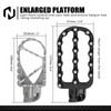 NICECNC Flat Foot Pegs Footpeg Compatible with 390 Adventure 2020