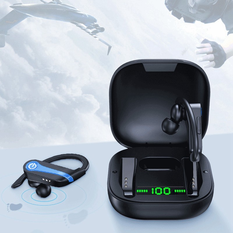 Sports Bluetooth 5.3 Earbuds IPX7 Waterproof Noise Reduction Wireless HiFi