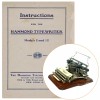 Hammond No.12 Typewriter Instruction Manual User Repro Antique Guide Vtg