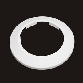 sourcing map 75 mm Pipe Hole Collars, Plastic Radiator Water Pipe Cover, Plastic Radiator Pipe Covers, Radiator Rosettes, Pipe Decoration Cover for Radiator Pipes, White