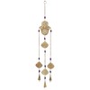 Deco 79 41420 Eclectic Mango Wood Windchime, LARGE SIZE, Brown