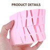 WOONEKY 3 Sets 72pcs Makeup Sponges Puff Non-latex Triangular Beauty