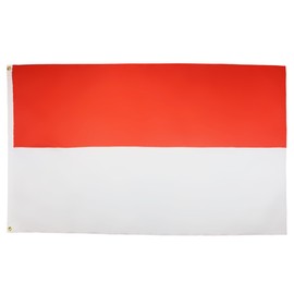 AZ FLAG Indonesia Flag - 3x5 Ft - Light Polyester Indonesian Banner with Two Brass Eyelets - Fade Resistant - Vivid Colors - 3' x 5' Feet - 150x90 Cm