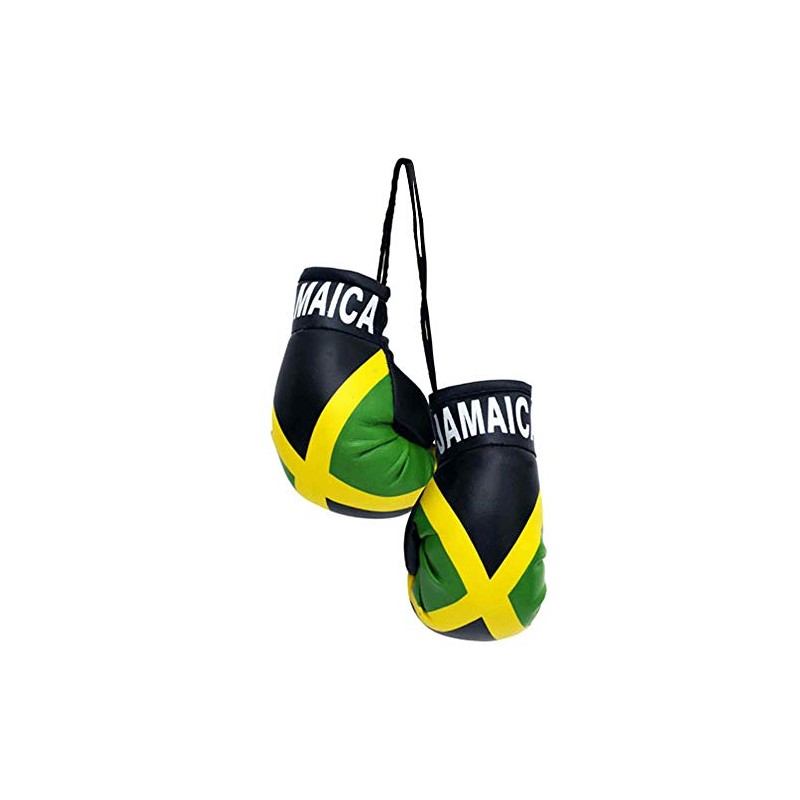Jamaican Flag Mini Boxing Gloves for the Car or Home