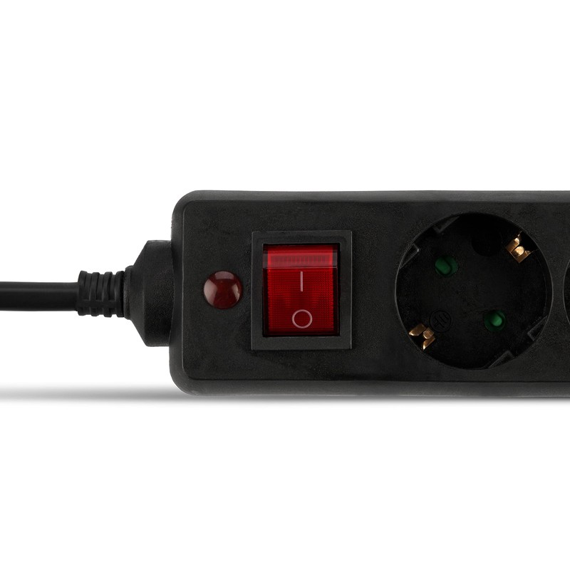 REV 00125171 Socket Strip, Multiple Socket 6-Way, 1.4 m, ÜSS