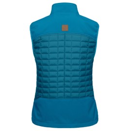 Little Donkey Andy Women's Lightweight Puffer Vest, Warm Outdoor Sleeveless Jacket for Hiking Travel Running Golf, Bright Blue M