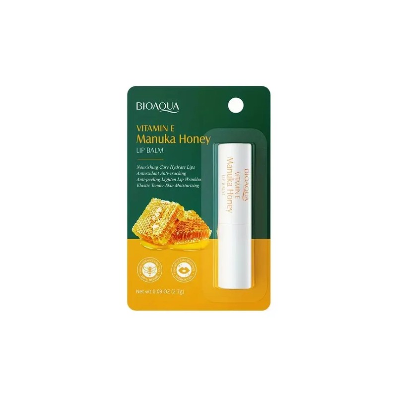 Bálsamo Labial De Miel Vitamina E Hidratante Larga Duración