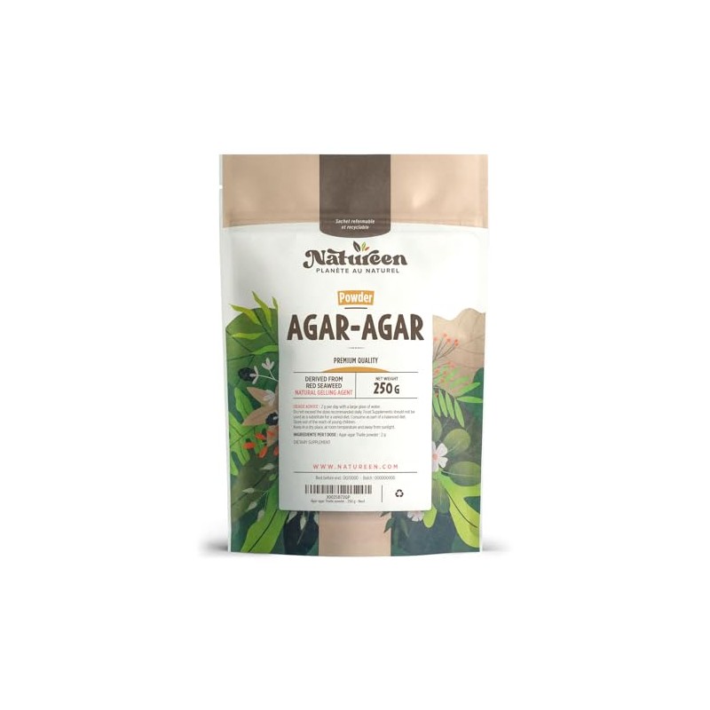 Agar Agar 250 g Powder - Natureen