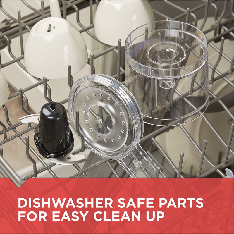 BLACK+DECKER, Improved Assembly, HC300B FreshPrep 3-Cup Electric Food Chopper, capacity