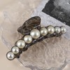 Claw Clips With Pearls | Long Jaw Clips Barrettes,Pearl Claw