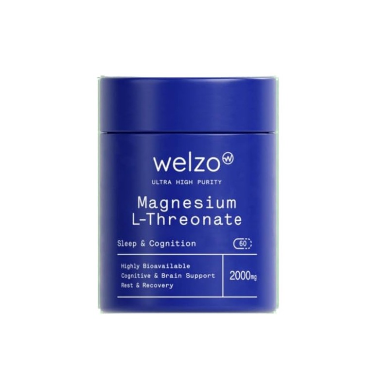 Welzo Ultra Purity Magnesium L-Threonate 2000mg – High Bioavailability Daily