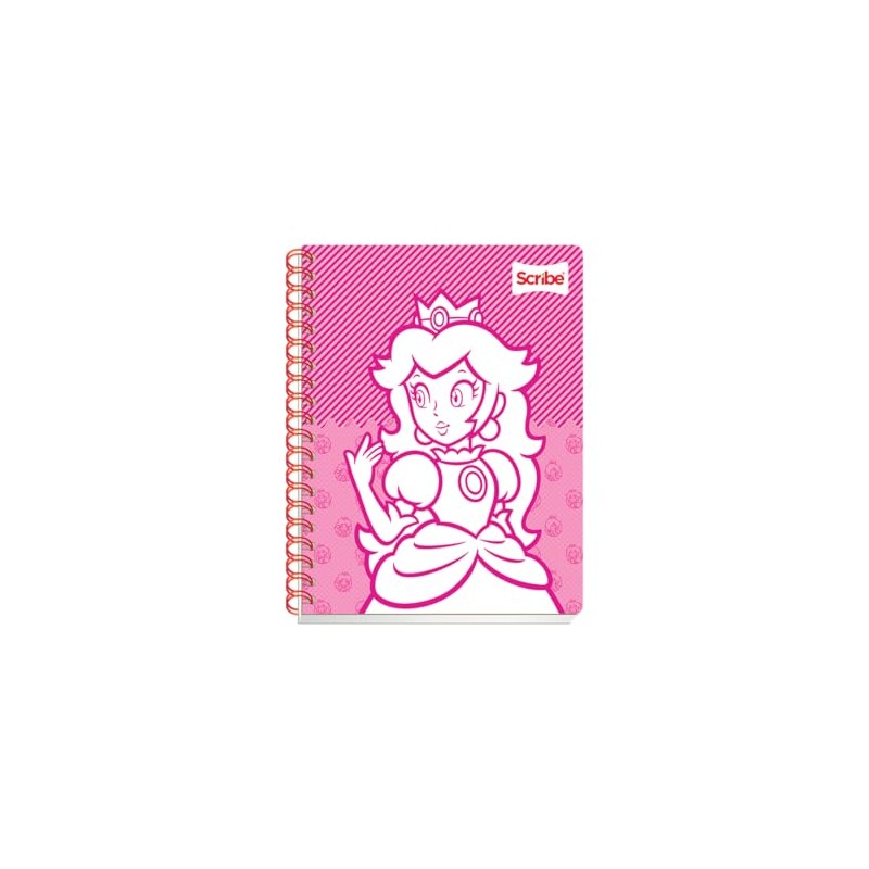 Scribe, Mario Bros®, Cuaderno Profesional, Pasta Semi Rígida, Espiral Doble,