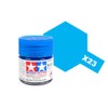 Tamiya Acrylic Mini X-23 Clear Blue 10ml Paint Bottle